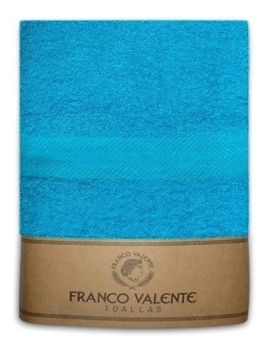 Imagen 1 de 3 de Juego Toalla Toallon Franco Valente Pesado 100% Algodon