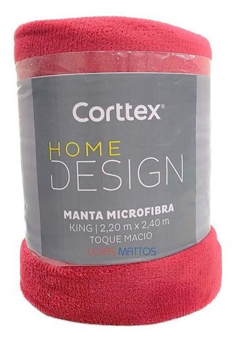 Cobertor Manta Microfibra King Corttex Home Design Original