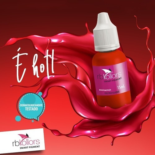 Imagem 4 de 7 de Kit Lips Pigmentos Lábios Rb Kollors - 6 Pigmentos 5ml Cada
