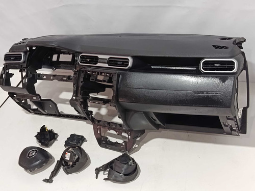 Painel Kit Airbag Renault Duster 2021 2022 2023 Preto