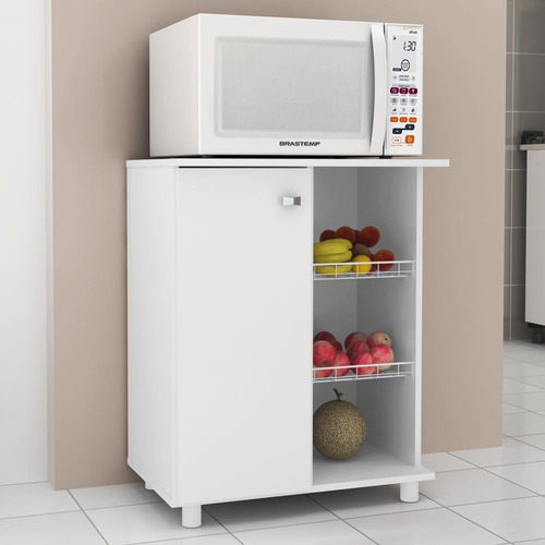 Armário De Cozinha Fruteira 1 Porta Bf3205 Branco 