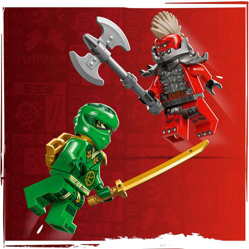 Kit de construcción Lego Ninjago El dragón del bosque verde de Lloyd 71829