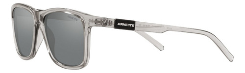 Lente De Sol Arnette 0an4276 Dude Pillow Dude Negro Grey Mirror Silver Grey Transparent Grey/transparent