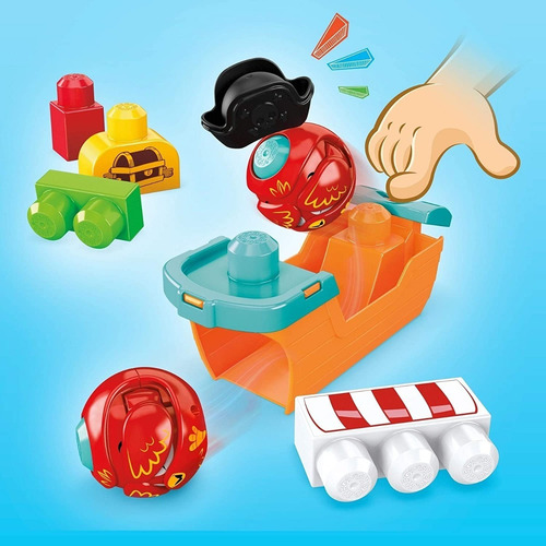 Imagen 4 de 6 de Mega Bloks Barco Pirata Peek A Blocks Megablocks Original