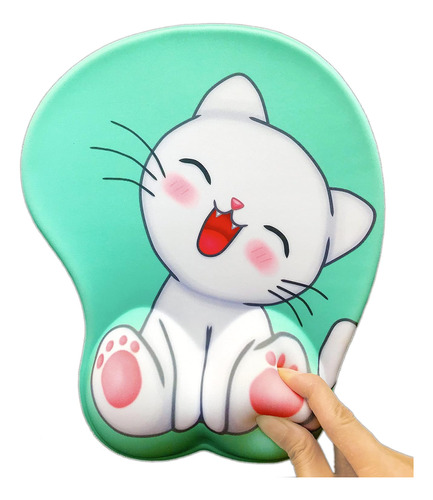 Mouse Pad Words Burst Con Soporte Ergonomico