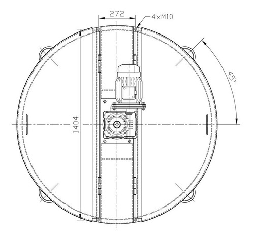 Mezclador Vertical. Solo Se Venden Planos Para Fabricación