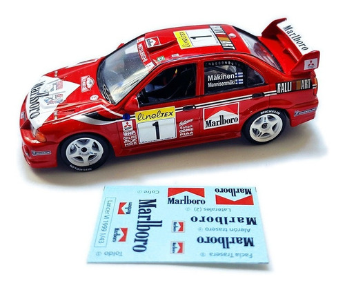 Set De Calcas Lancer Evo Vi Rally Wrc 1999 - Escala 1/43