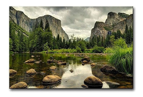 Asi Que Crazy Art® Muralla Verde Arte Pintura Yosemite Par