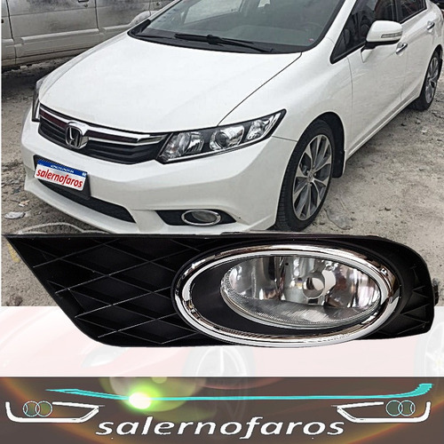 Imagen 3 de 6 de Kit Faros Auxiliares Honda Civic 2012/2015 Con Lámparas H11