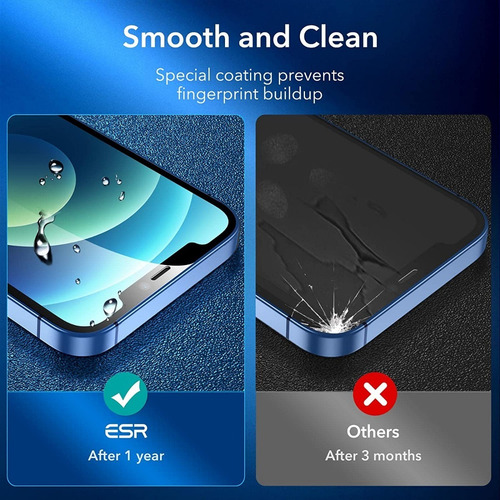 3 Protector De Pantalla Esr Para Iphone 12/12 Pro De 6.1
