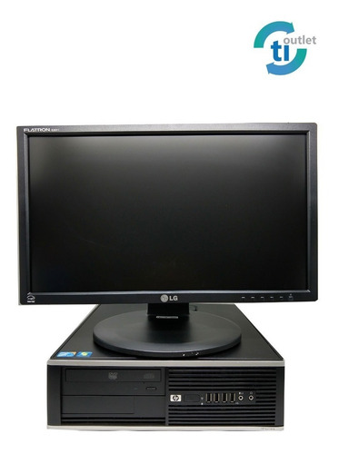 Combo Desktop Cpu Hp Compaq I5 4gb Win 7+lcd 19 Pol Itautec