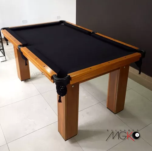 Mesa de Sinuca Bilhar Preta Bemboladas - Envio Imediato - Bemboladas