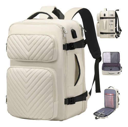 Dwqoo Travel Backpack For Women, Flight Approved Carry On B.