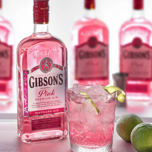Ginebra Gibsons London Pink 700 Ml - 6 Pack