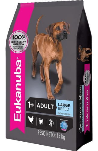 Comida Perro Eukanuba Adulto Rz Gran 15kg + Regalo + Envío