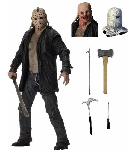 Neca Toys Friday The 13th Ultimate Jason (2009 Remake)