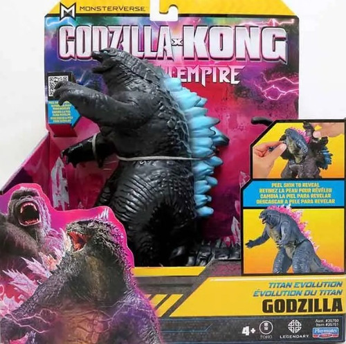 Figura  Godzilla Titan Evolucion Con Cambio De Piel  