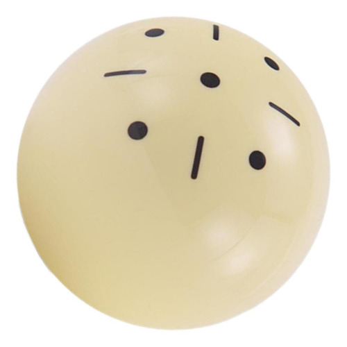 Resina Cue Ball Billar Pool 52mm Beige Regalos Accesorios