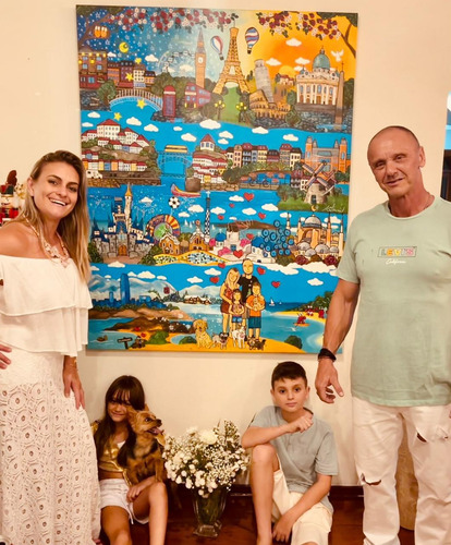 Imagem 2 de 10 de Quadros Personalizados Andreza Katsani, Sua História Em Arte