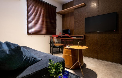 Imagem 6 de 13 de Flat Com 92m², Mobiliado, Interiores Modernos, Metrô Consolação. - Ap00550 - 70806036