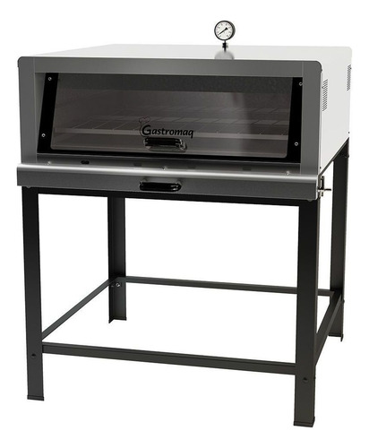 Forno De Lastro A Gás 80cm Gastromaq Epóxi Flg800pb