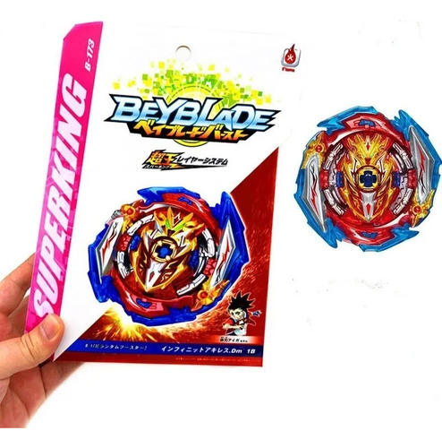 Beyblade Burst Superking B-173 Infinite Achilles. Envios. !! Rojo