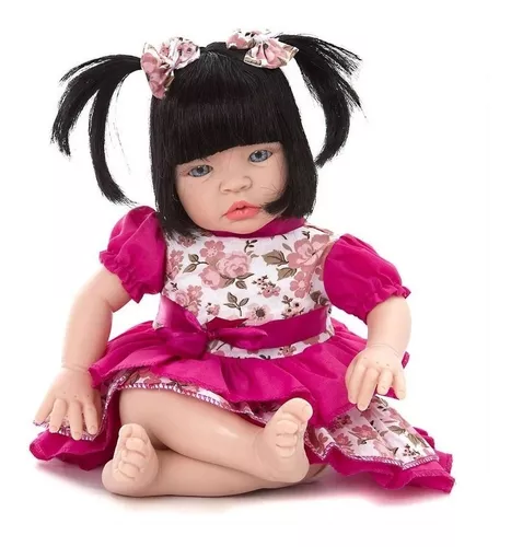 Boneca Bebe Reborn Barata Menina Princesa Enxoval - USA Magazine