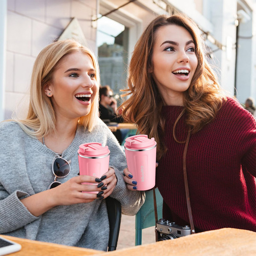 Termo Para Cafe Vaso Térmico Portátil 380ml Acero Inoxidable