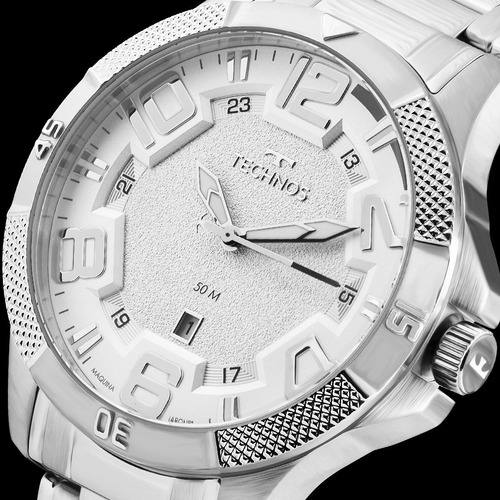 Relógio Masculino Technos Performance Racer Prata 2117lce/1b