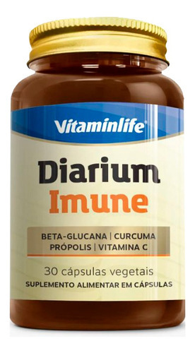 Multivitamínico Diarium Imune 30 Cápsulas Vitaminlife Sem sabor