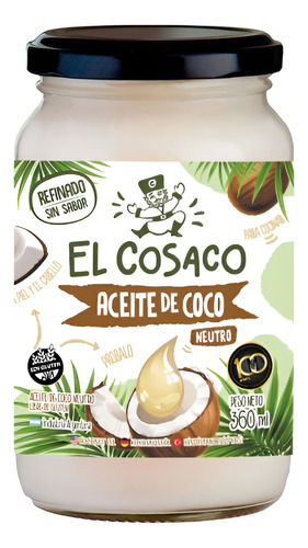 | Fuentess | Aceite De Coco Neutro Por 360 Cc.