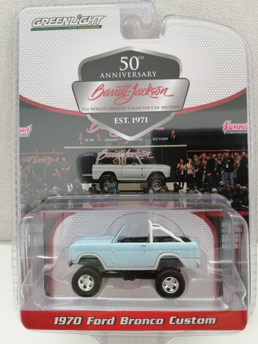 1970 Ford Bronco Custom Escala 1 64 Greenlight 