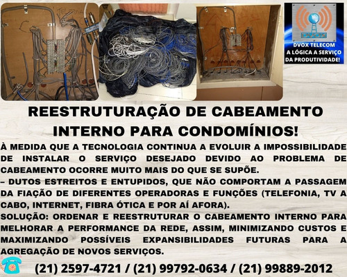 Imagem 2 de 10 de Dvox Telecom: Cftv, Cabeamento Estruturado
