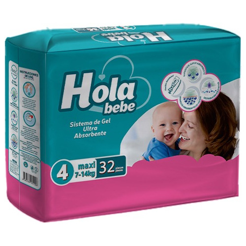 Pañales De Bebe  Hola  Bebe  Bulto 5 Paquetes