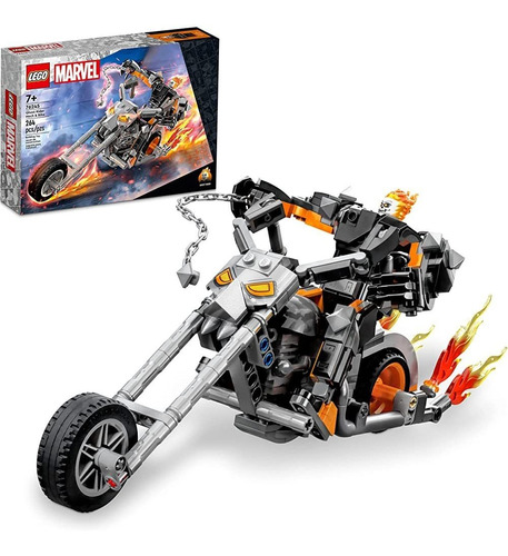 Lego Marvel Ghost Rider Mech & Bike 76245 Set De Juguetes De