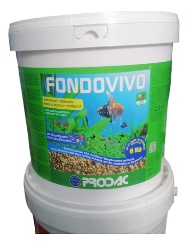 Prodac Sustrato Fondo Vivo 8kg Acuario Plantado Pecera