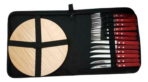 Set De Pasta Y Tabla Para Quesos Con Cubiertos Mod. Btna