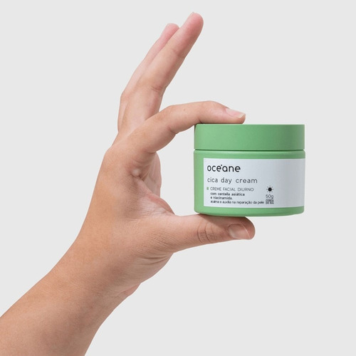 Creme Facial Diurno Océane Cica Day Cream 50g Momento De Aplicação Dia Tipo De Pele Normal