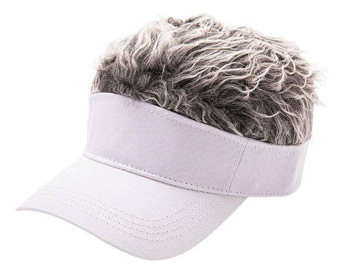 Gorra Con Visera For El Pelo Gorra Blanca Cabello Gris