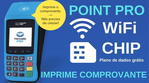 Imagem 1 de 1 de Máquina Point Pro A Máquina De Cartão Do Mercado Pago Bobina