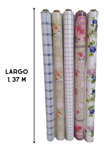 Imagen 3 de 6 de Mantel Hule Estampado Ancho 1,37 Mt