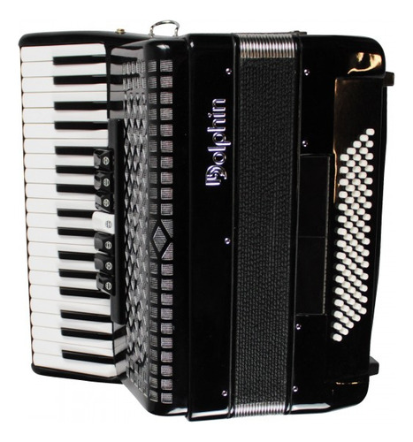 Acordeon Dolphin 80 Baixos 6415 Bk