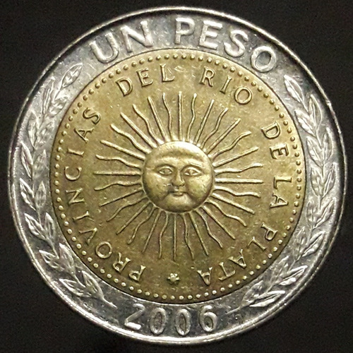 Moneda Argentina 1 Peso 2006 