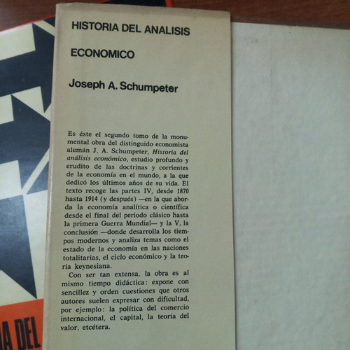 Historia Del Análisis Económico - J. A. Shumpeter (Usado)