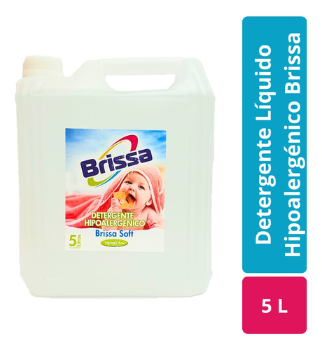 Detergente Líquido Hipoalergénico Brissa 5 Lt
