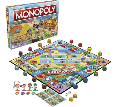 Juego De Mesa Monopoly Animal Crossing Hasbro Gaming