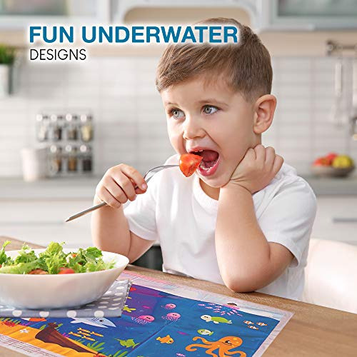 Placemats Desechables Bajo El Agua Topper Para Mesa 60 Tapet