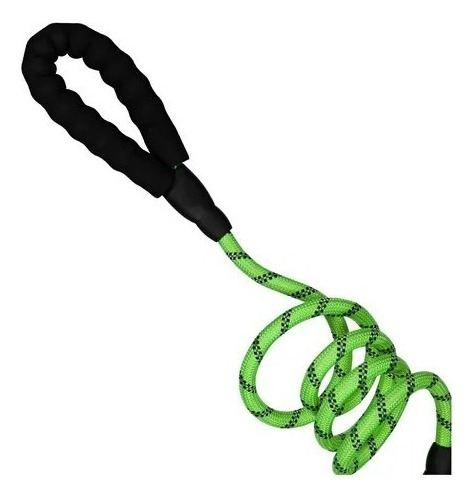 Correa Para Perro Resistente Reflejante 1.50m De Alta Calidad Mr Wuff Color Verde