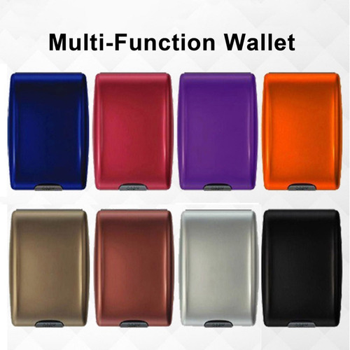 Cartera Protectora De Tarjetas De Crédito Con Bloqueo Rfid