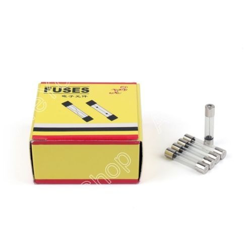 Imagen 2 de 5 de 1000pcs 6 X 30mm 250v Vidrio Fusible Rápido Golpe Acción Tub